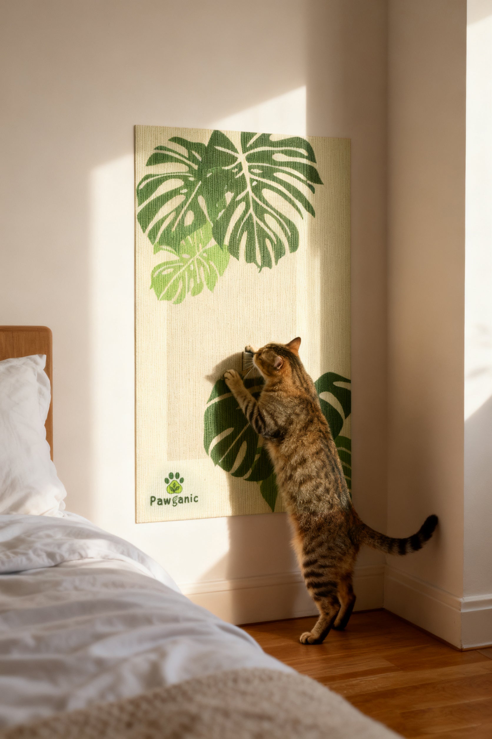 Cat Scratch Mat (Monstera deliciosa) – pawganic® New Zealand Registered  Trademark