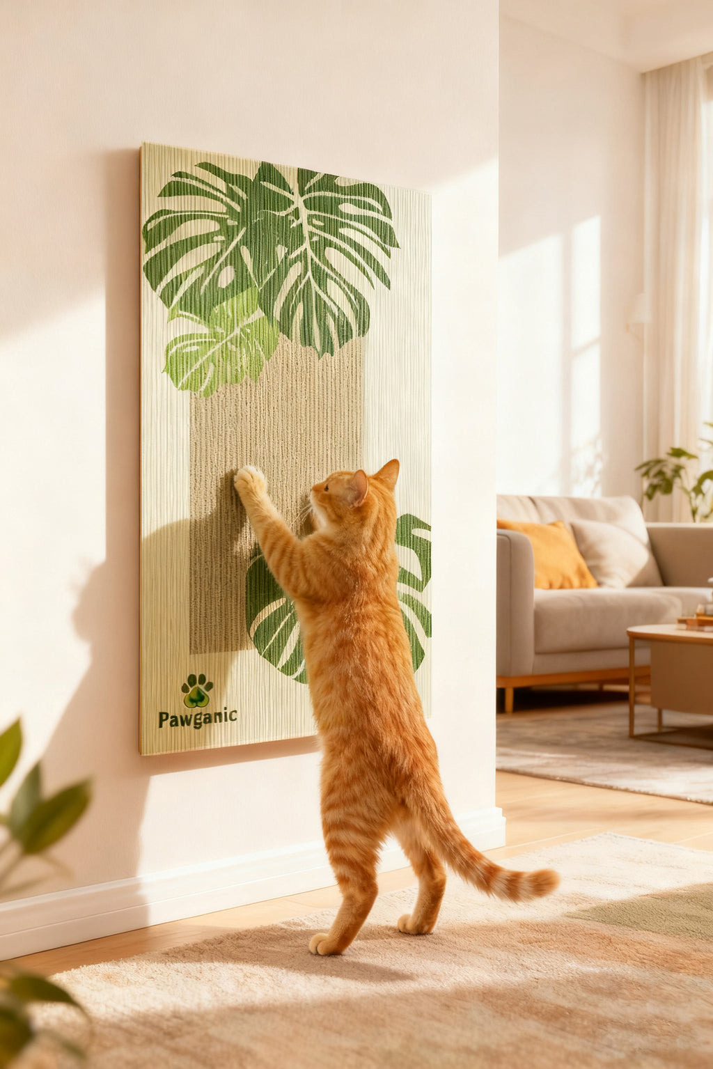 Cat Scratch Mat (Monstera deliciosa)