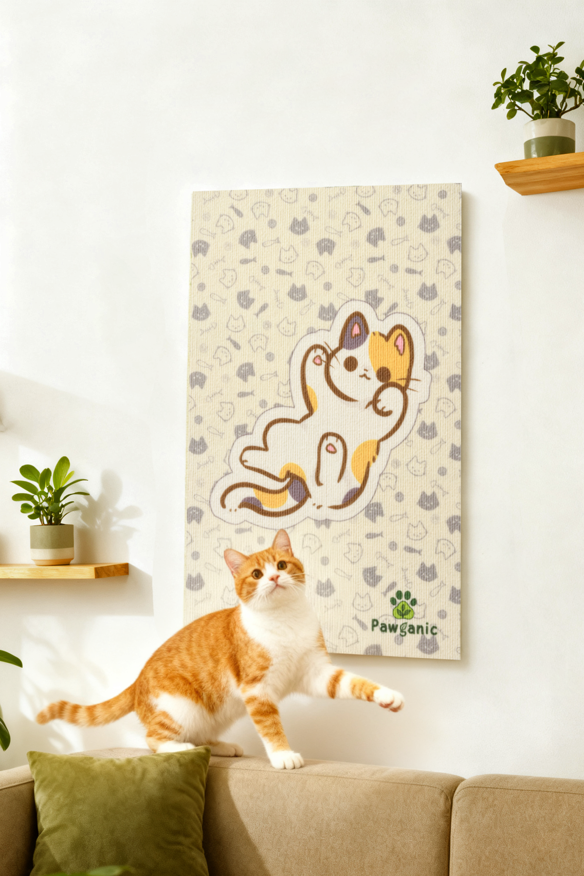 Pawganic® Reusable Cat Scratch Mat – Duo Bundle