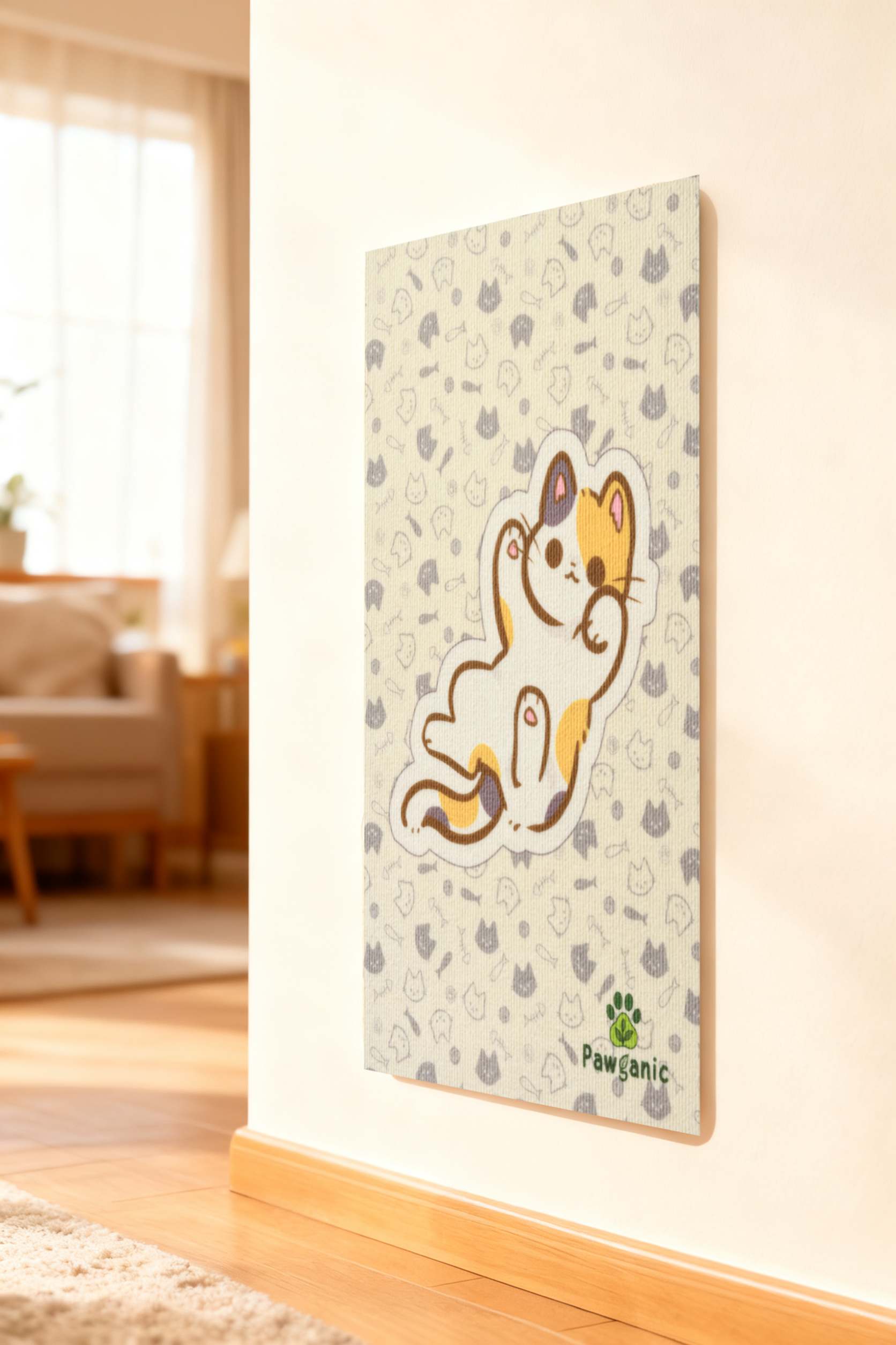 Cat Scratch Mat (Monstera deliciosa)