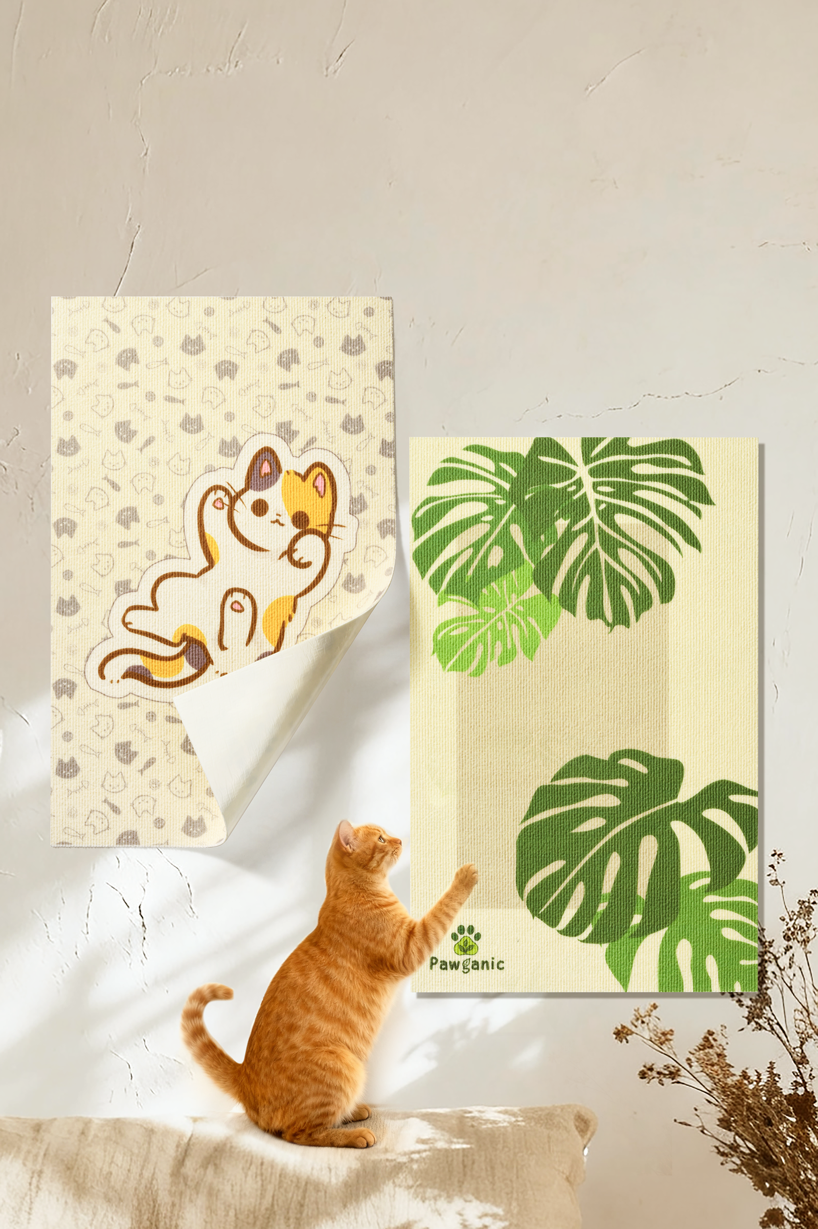 Cat Scratch Mat (Monstera deliciosa)